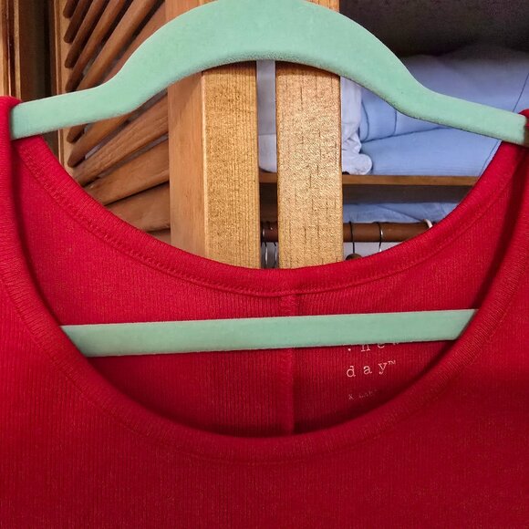 Target, Red Knit Maxi Dress - Picture 2 of 3